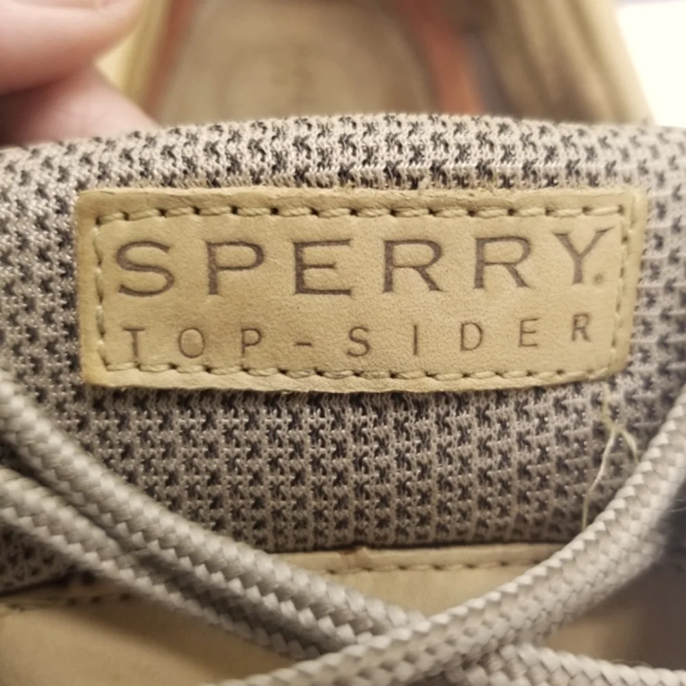 Sperry Top-Sider Men Sz 14M Boat Shoes Billfish 2 Tone Tan Beige Leather